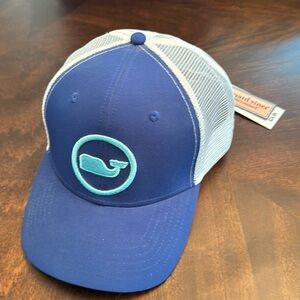 Vineyard Vines Trucker Hat-NWT. Andros Blue.